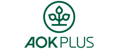 Logo von AOK PLUS - Die Gesundheitskasse für Sachsen und Thüringen.